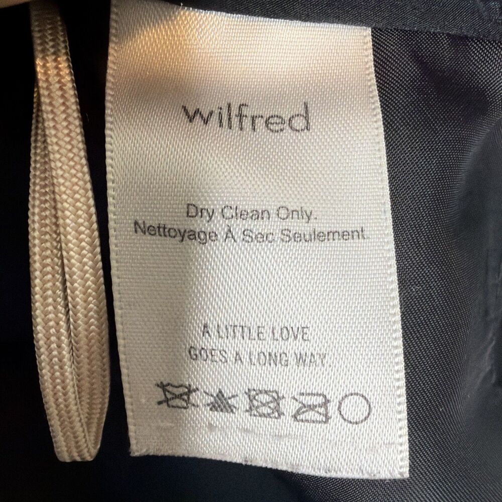 Aritzia Wilfred Jallade Pant Crepe Ankle Crop Black 2 Office Siren Capsule - Picture 8 of 9